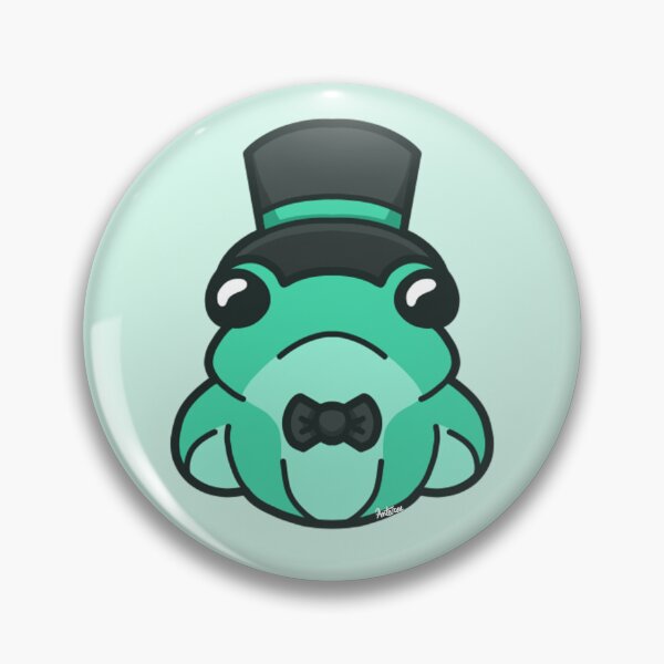 Item preview, Monochrome Green Fancy Frog designed and sold by AntaresFallsArt.