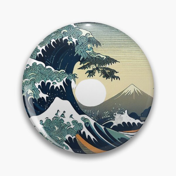 Aperçu de l'œuvre Vague japonaise traditionnelle créée et vendue par pedrogag.