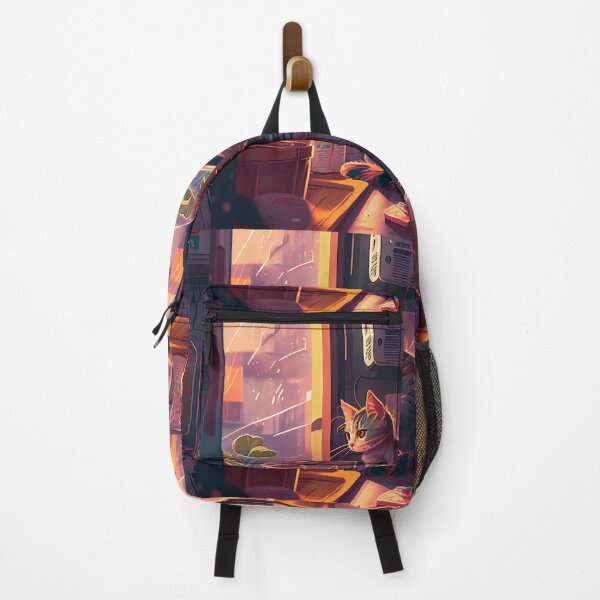 Item preview, Lofi Cat on the window - cat lover designed and sold by SameeraDammeyer.