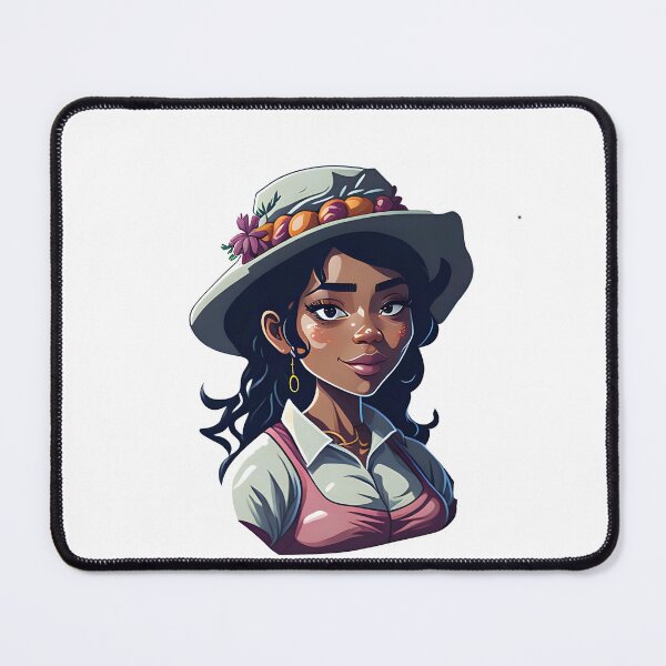 Item preview, Adorable Caribbean Woman Sticker designed and sold by PhimaDesing.
