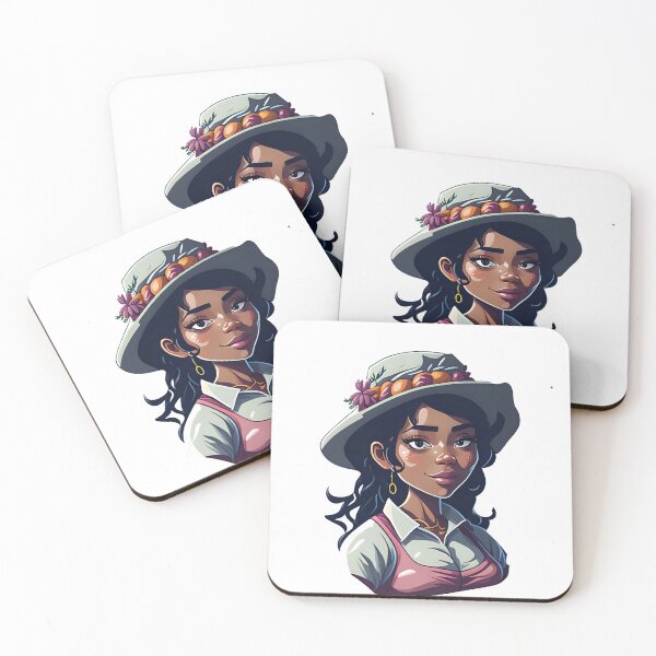 Item preview, Adorable Caribbean Woman Sticker designed and sold by PhimaDesing.