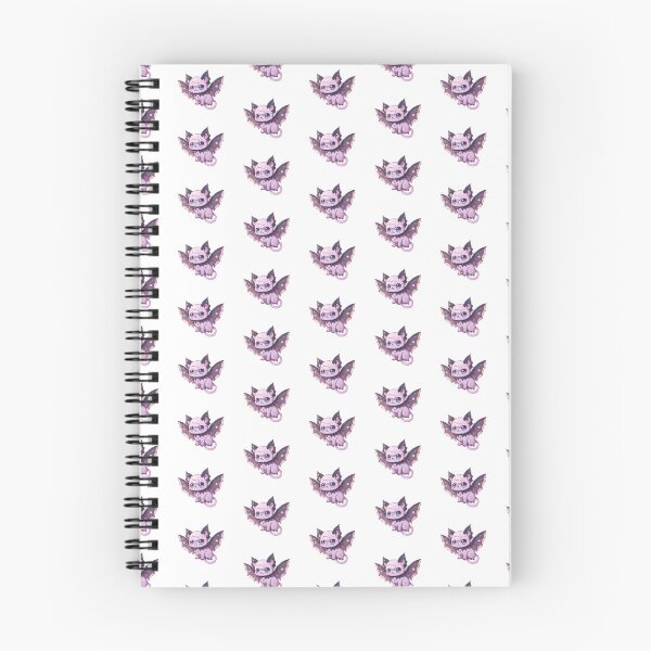 Aperçu de l'œuvre kawaii pastel goth chat chauve-souris anamorphique créée et vendue par SNRGraphics.