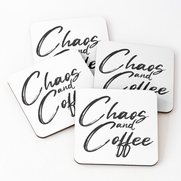 Item preview, Chaos and Coffee simple designed and sold by Freshinkshop.