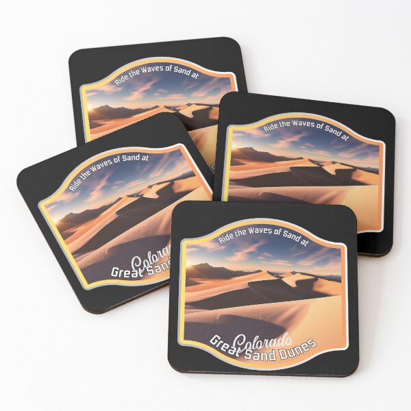 Item preview, Ride the Waves of Sand - Unique Great Sand Dunes National Park, Colorado Design for Nature Lovers designed and sold by ElLocoMus.