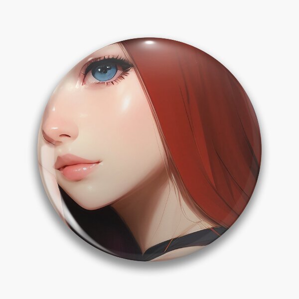 Item preview, A stunning portrait of an 18-year-old American beauty with fiery red hair and a flawless complexion [ home decor,poster, female picture] designed and sold by 3ac-Arts.
