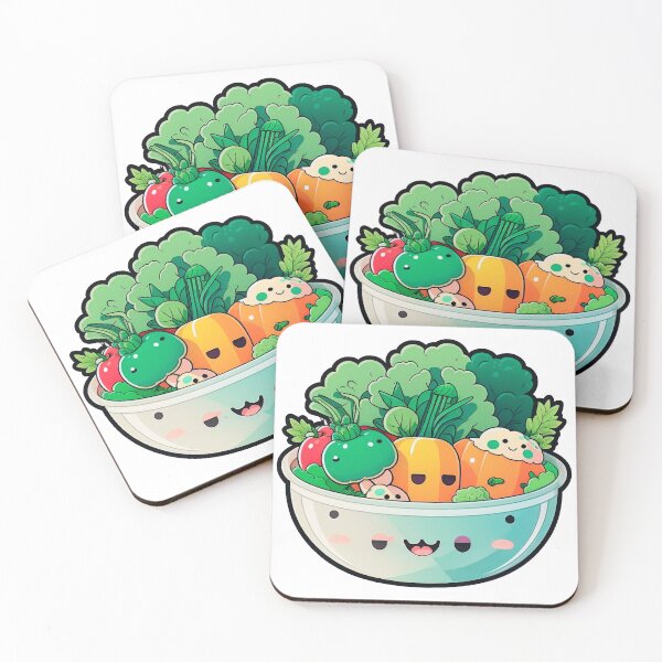 Item preview, Cute Kawaii Fresh Vegen Salad designed and sold by Giggl'n Gopher.