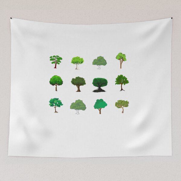 Item preview, A Group of Green Trees designed and sold by HarouneZag.