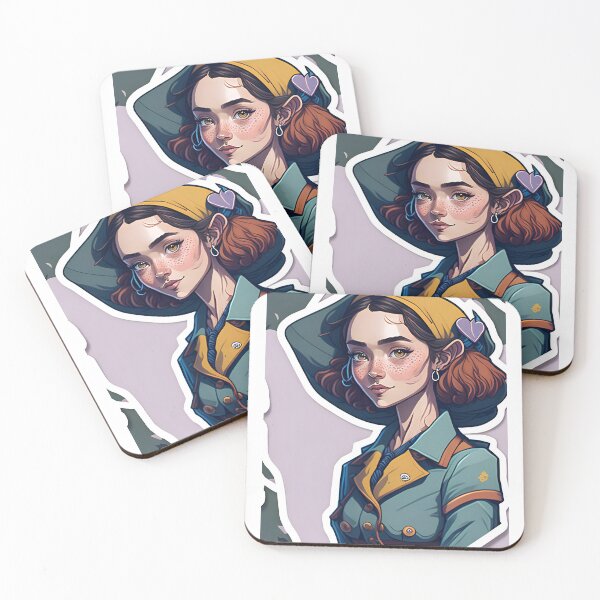 Item preview, Adorable woman Sticker designed and sold by PhimaDesing.
