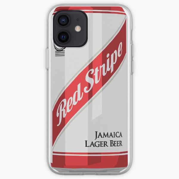 Red Stripe Can iPhone Soft Case