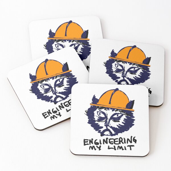 Item preview, Engineering my limit cat with hardhat designed and sold by Marker7.