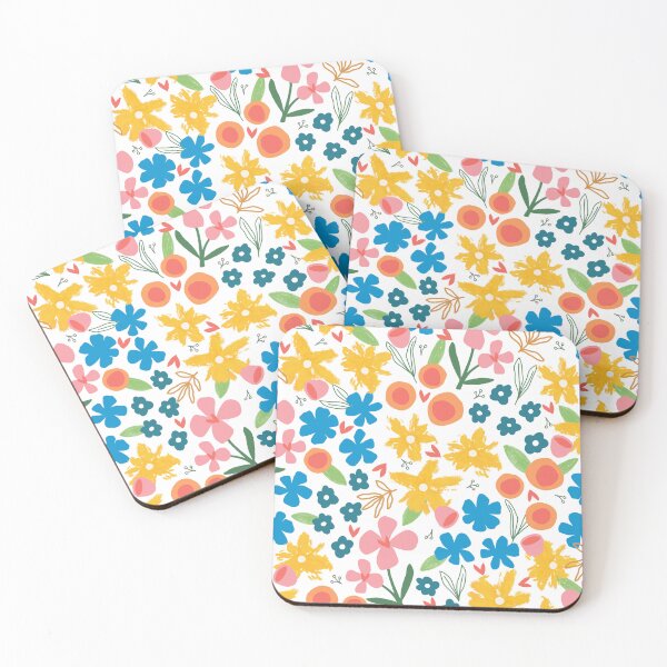 Item preview, Floral Garden | Bright Multicolor | Hand drawn Florals ©designsbyroochita designed and sold by DesignsbyRoochita Studio.