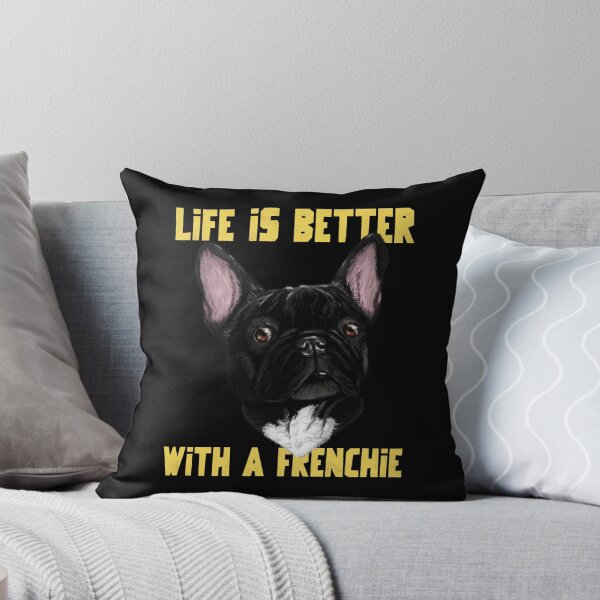 Item preview, Life Is Better With A Frenchie Funny French Bulldog designed and sold by Harmonick-Tees.