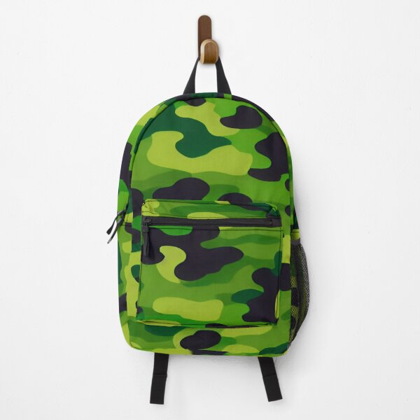 Item preview, Camouflage Pattern Light and Dark Green with Black Style A designed and sold by deniselynnimage.