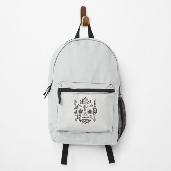 Item preview, Modern Kawaii Celtic Mask with Geometric Flair - B&W Vector Illustration designed and sold by AInspiredCO.