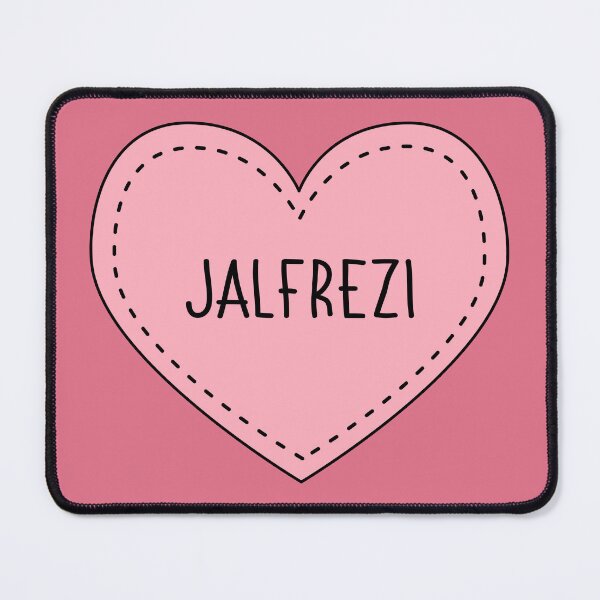 Item preview, Jalfrezi Cute Pink Cottagecore Heart Indian Bengali Food designed and sold by cashewdays.