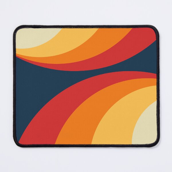 Item preview, Abstract multicolored retro style curves designed and sold by BattaAnastasia.