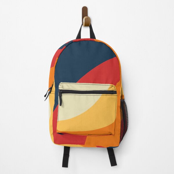 Item preview, Abstract multicolored retro style curves designed and sold by BattaAnastasia.
