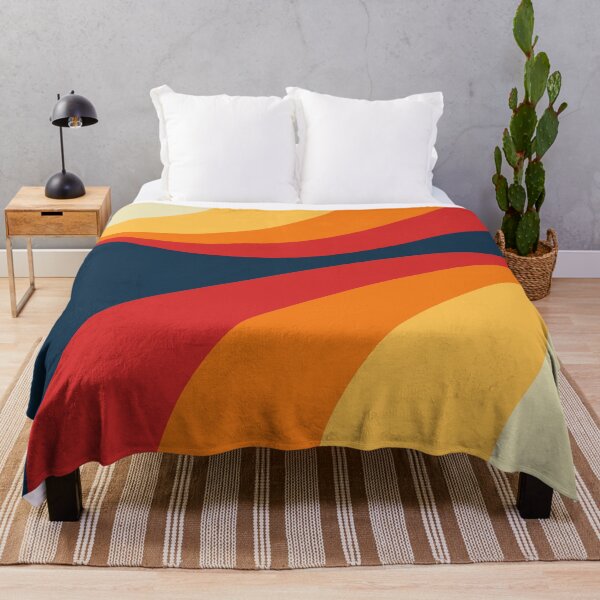 Item preview, Abstract multicolored retro style curves designed and sold by BattaAnastasia.
