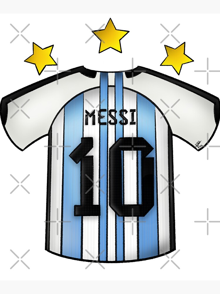 Canvas Tote Bag Reusable Messi Design with Cup Argentina Champion