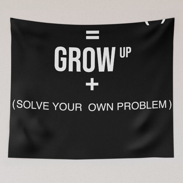 Item preview, Dear Math Grow Up And Solve Your Own Problems , Equation Joke Gift designed and sold by GOODMORNING-ART.