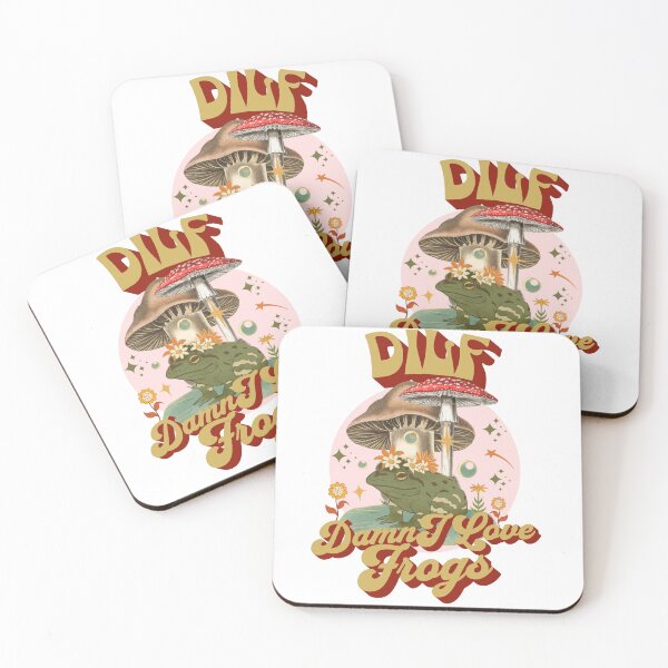Item preview, DILF Damn I Love Frogs, Funny Frog Lovers designed and sold by JeweledLife.