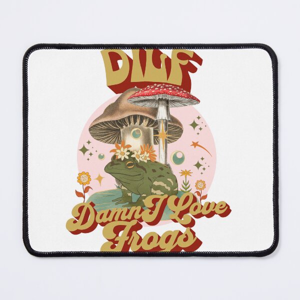 Item preview, DILF Damn I Love Frogs, Funny Frog Lovers designed and sold by JeweledLife.