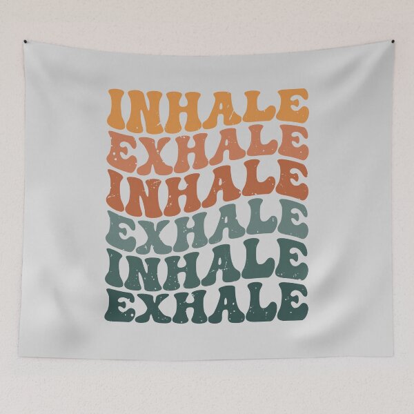 Item preview, Inhale exhale yoga breathwork designed and sold by SweetLog.