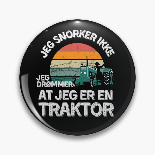 Item preview, Jeg snorker ikke  jeg drømmer at jeg er en traktor -  I don't snore I dream I'm a Tractor - funny Tractor lover gift designed and sold by Artsy Apparels.