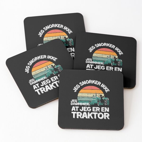 Item preview, Jeg snorker ikke  jeg drømmer at jeg er en traktor -  I don't snore I dream I'm a Tractor - funny Tractor lover gift designed and sold by Artsy Apparels.