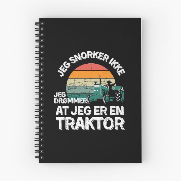 Item preview, Jeg snorker ikke  jeg drømmer at jeg er en traktor -  I don't snore I dream I'm a Tractor - funny Tractor lover gift designed and sold by Artsy Apparels.