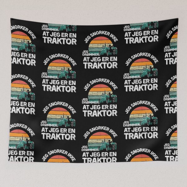 Item preview, Jeg snorker ikke  jeg drømmer at jeg er en traktor -  I don't snore I dream I'm a Tractor - funny Tractor lover gift designed and sold by Artsy Apparels.