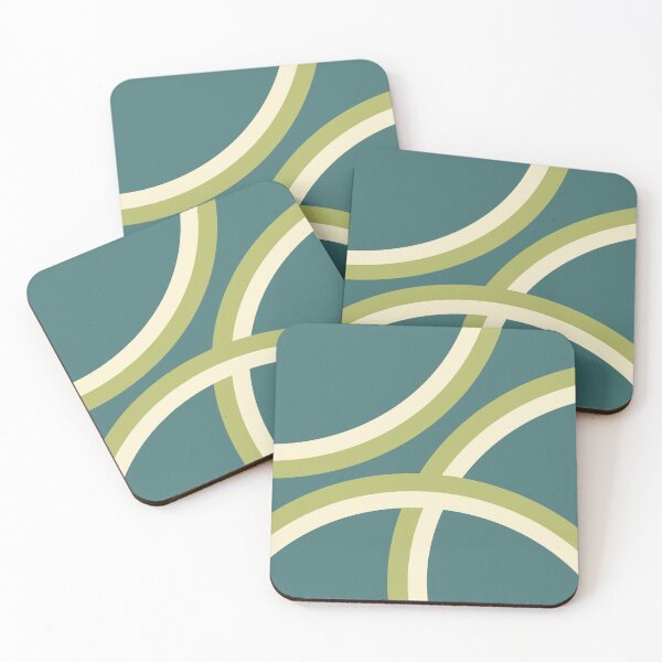 Item preview, Colorful Mid Century arches design designed and sold by BattaAnastasia.
