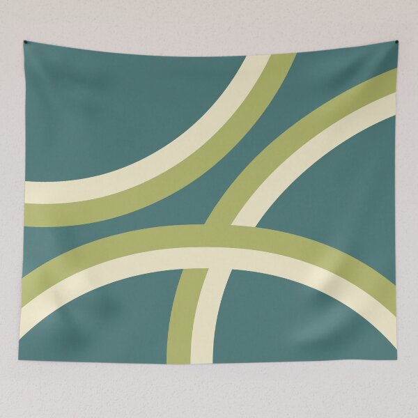 Item preview, Colorful Mid Century arches design designed and sold by BattaAnastasia.