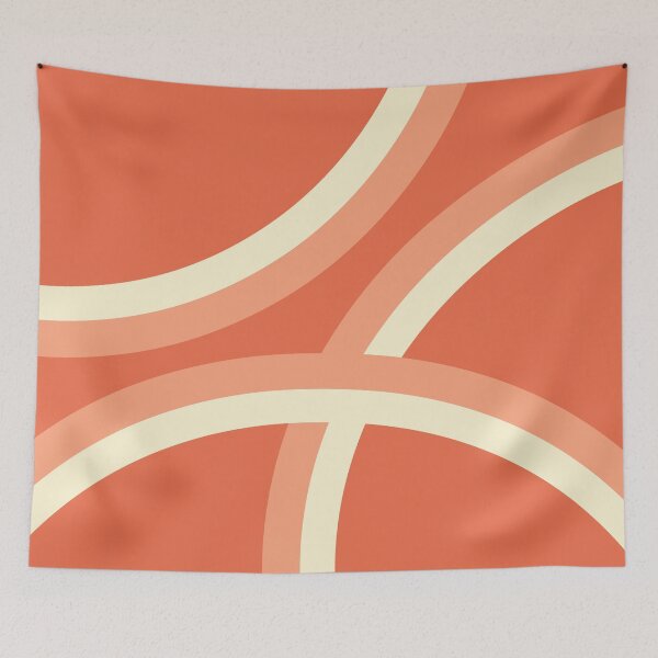 Item preview, Colorful Mid Century arches design designed and sold by BattaAnastasia.