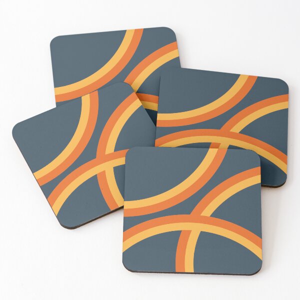Item preview, Colorful Mid Century arches design designed and sold by BattaAnastasia.