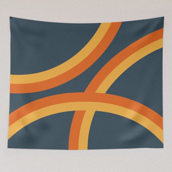 Item preview, Colorful Mid Century arches design designed and sold by BattaAnastasia.