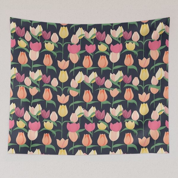 Item preview, Elegant Tulips Pattern Seamless Tulip Motif Collection V1 designed and sold by Family Journey with God.