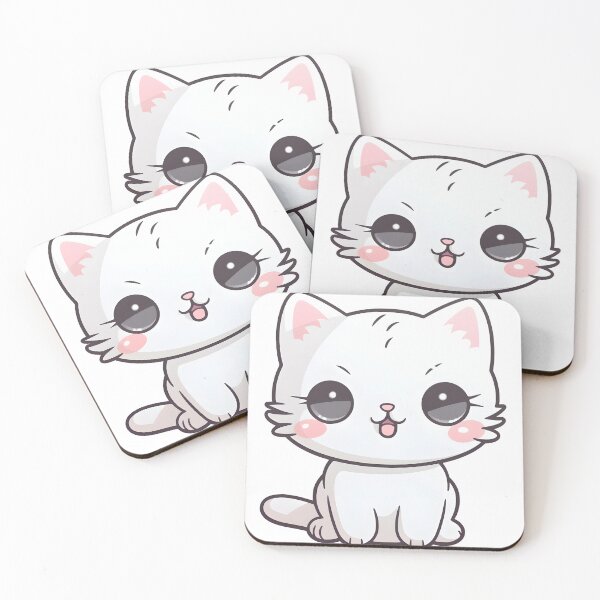 Item preview, Adorable cute cat kawaii kitty Cartoon designed and sold by AnimalsCartoon.