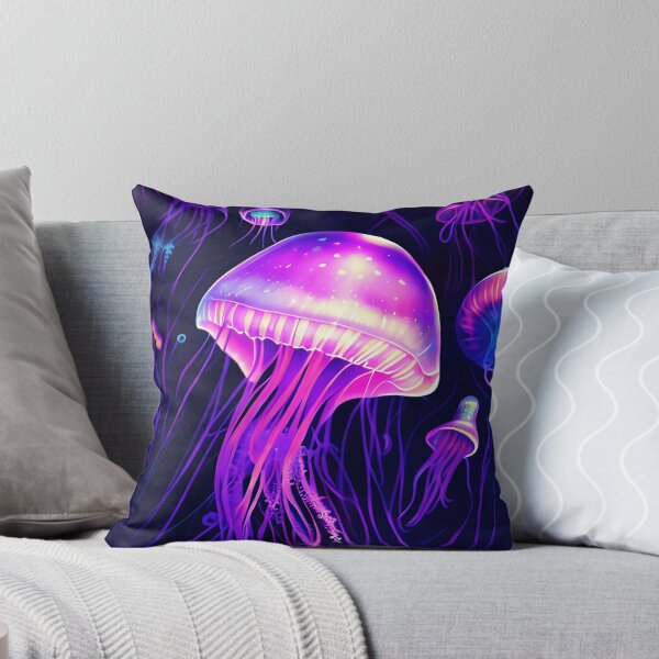 Item preview, Amanita Medusa Jellyfish - Psychedelic Digital Art Painting designed and sold by artezen.