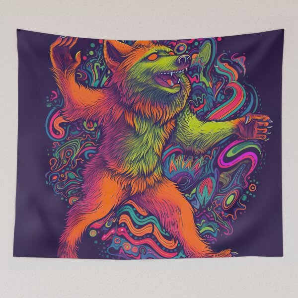 Item preview, Groovy Werewolf Dancing designed and sold by Matt's Artificial Nature.