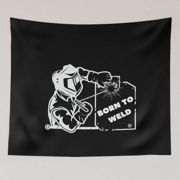 Item preview, Born to Weld - Bold Design for Welders and Metalwork Enthusiasts designed and sold by ElLocoMus.
