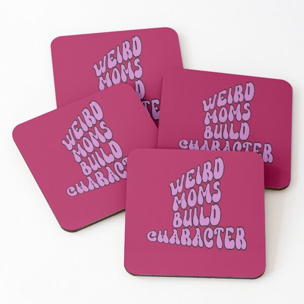 Item preview, Groovy Weird Moms Build Character, Retro Warp Purple Lilac Wierd Quote, Mothers Day 2023 designed and sold by DiensDesign.