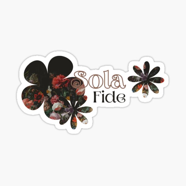 Vista previa del artículo con la obra «sola fe», diseñado y vendido por SeasonsOfSijsje.