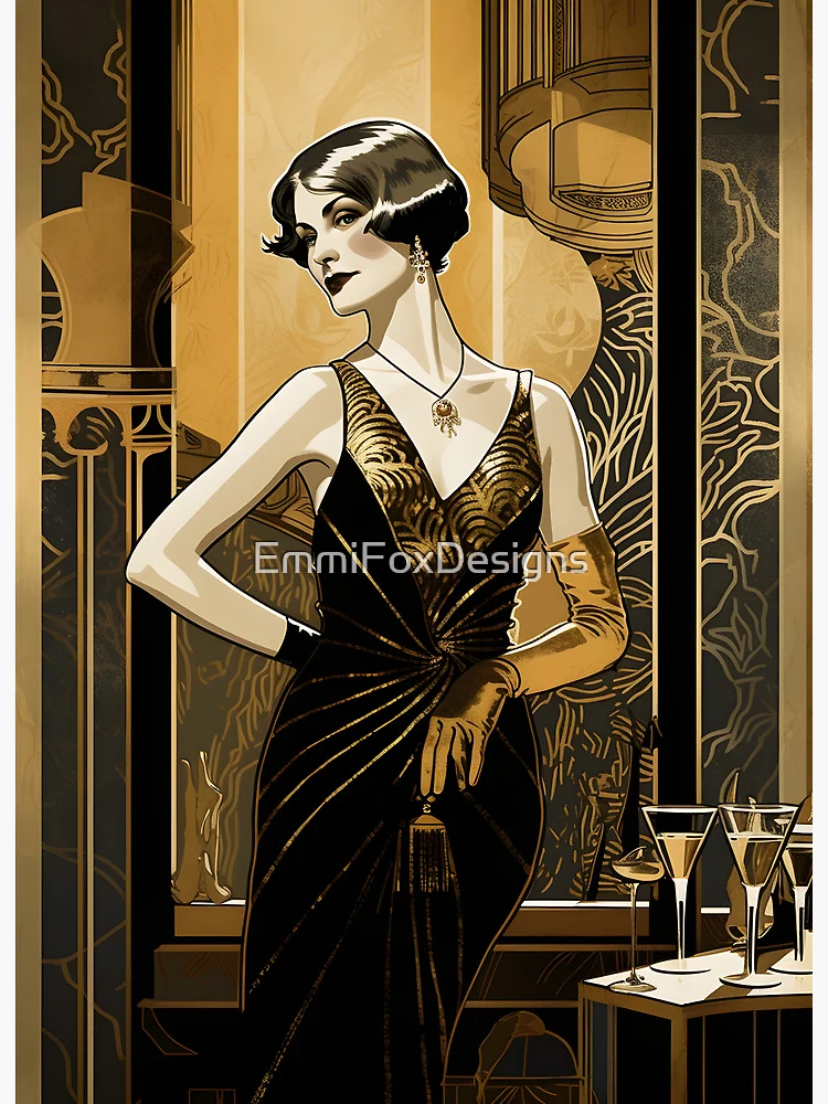 Premium Photo  Art Deco Delight Channeling 1920s Elegance