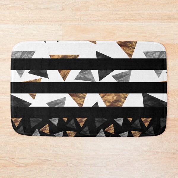 Item preview, Metallic Triangle design Geometric Abstract art work with triangles designed and sold by Thilaniz.