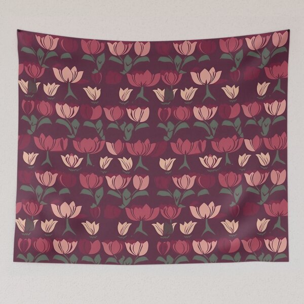 Item preview, Elegant Tulips Pattern Seamless Tulip Motif Collection V2 designed and sold by Family Journey with God.
