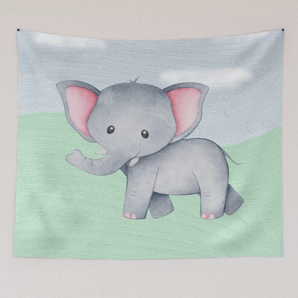 Item preview, Kids Clothes Cute Elephant designed and sold by novel-witch.