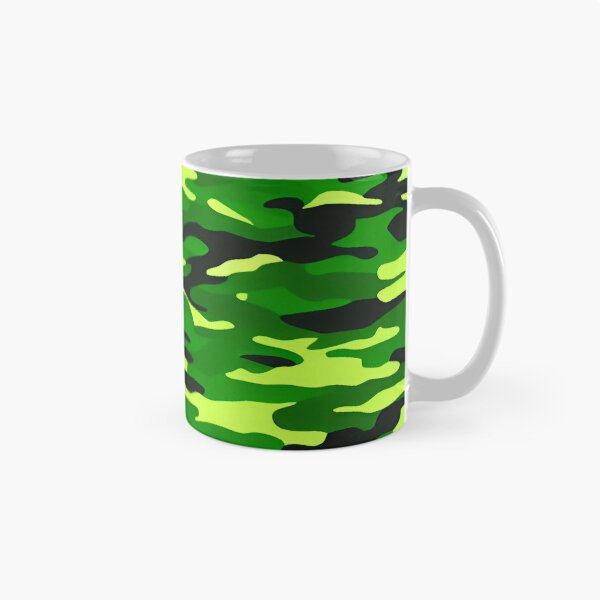 Item preview, Camouflage Pattern Light and Dark Green with Black Style D designed and sold by deniselynnimage.