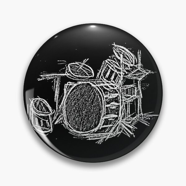 Item preview, Musical Drums Drawing designed and sold by clerop.