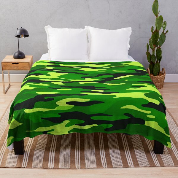 Item preview, Camouflage Pattern Light and Dark Green with Black Style D designed and sold by deniselynnimage.